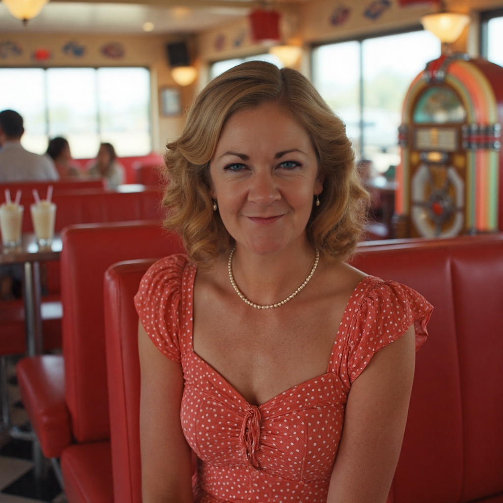 amy773 woman dressed in a retro 1950s po-amy773 qu